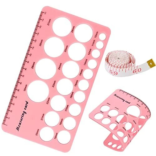 Silicone Nipple Ruler, Nipple Ruler for Flange Sizing Measurement Tool,Soft F...