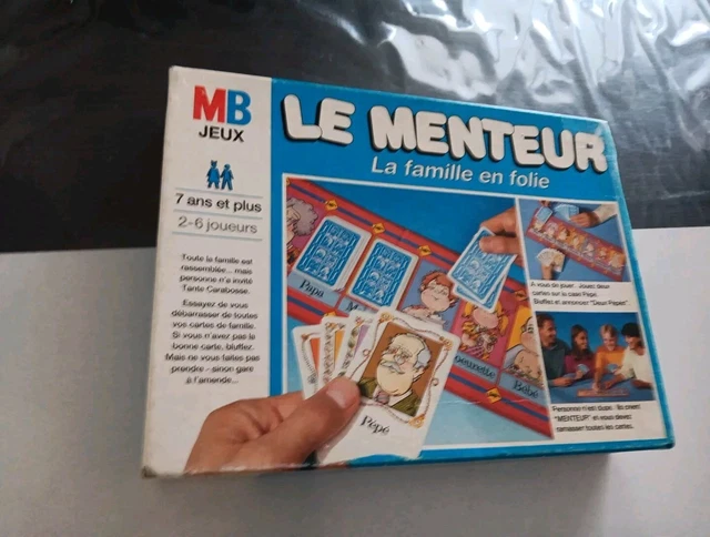 Règles Du Jeu Le Menteur La Famille En Folie LE MENTEUR LA famille en folie. Jeux MB. 1996.COMPLET. 7 ans + Occasion