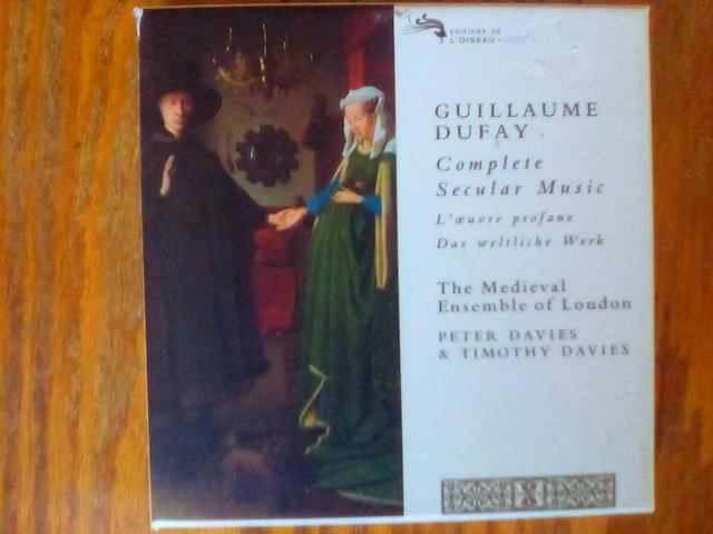 GUILLAUME DUFAY THE Complete Secular Music Works MEDIEVAL