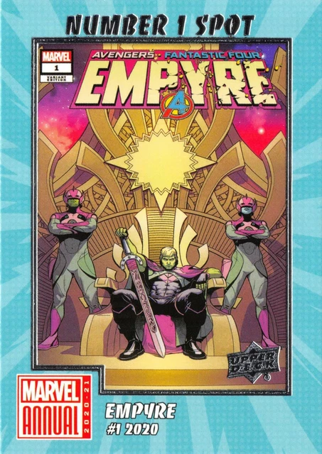 Marvel Annual 2020-21 (UD) NUMBER 1 SPOT Insert N1S-21 / EMPYRE #1 2020