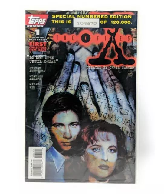 The X-Files #1 (1995) Topps Comics, Sealed Numbered Edition #103870 of 120,000