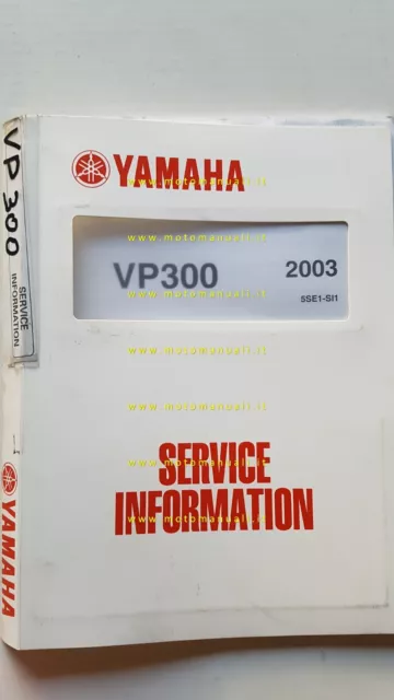 Yamaha Versity 300 2003 Service Information manuale officina italiano originale