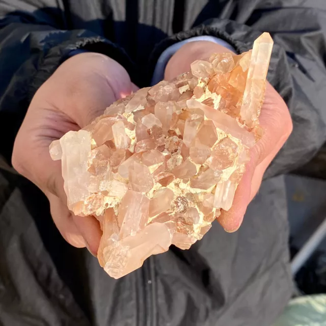 172G Natural Citrine cluster mineral specimen quartz crystal healing.