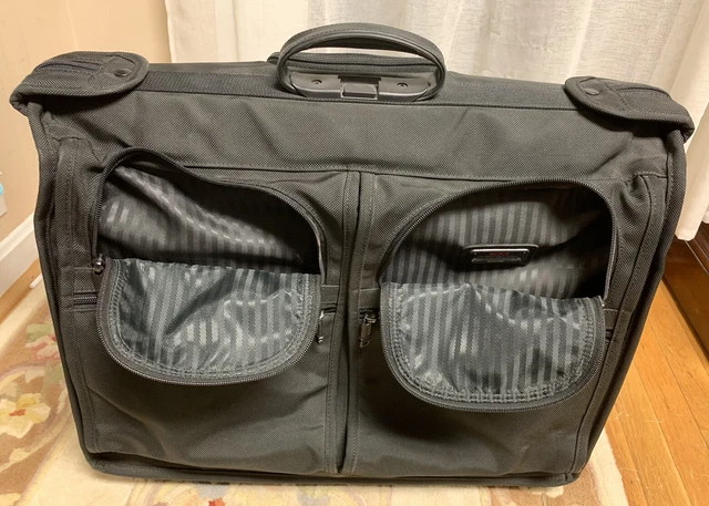 Tumi Black ballistic Nylon Wheeled Garment Bag Suitcase 2242D3 6