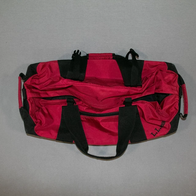 LL Bean Adventure Rolling Duffle Bag - RED