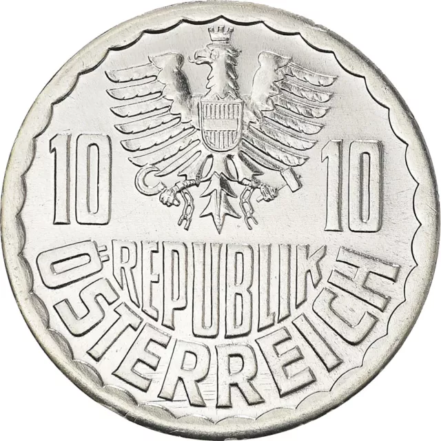 [#958438] Coin, Austria, 10 Groschen, 1991, Vienna, MS, Aluminum, KM:2878