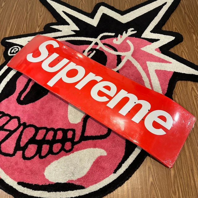 SUPREME UNCUT BOX Logo Skateboard Deck - Red - SS22