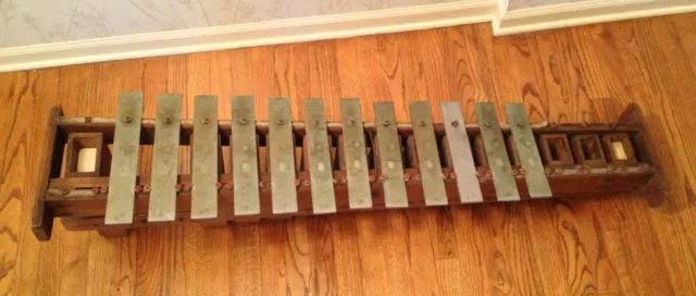J G Deagan Xylophone for Old Pipe Organ Wood Chambers Missing Some Pieces