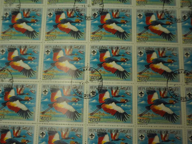 Guinea 1987, 200 Series "WWF/Boy Scouts/Rotary", Gest./CTO, Mi.N.1194/99 3