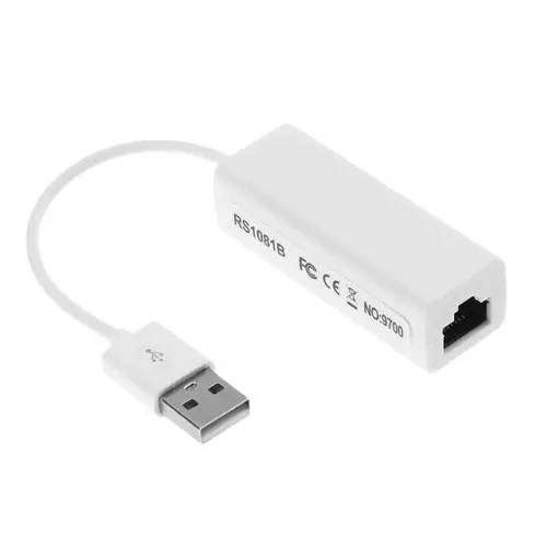 Câble Fil Cordon Adaptateur Hub USB Vers Prise Ethernet Lan RJ45 PC Mac 100 Mbps