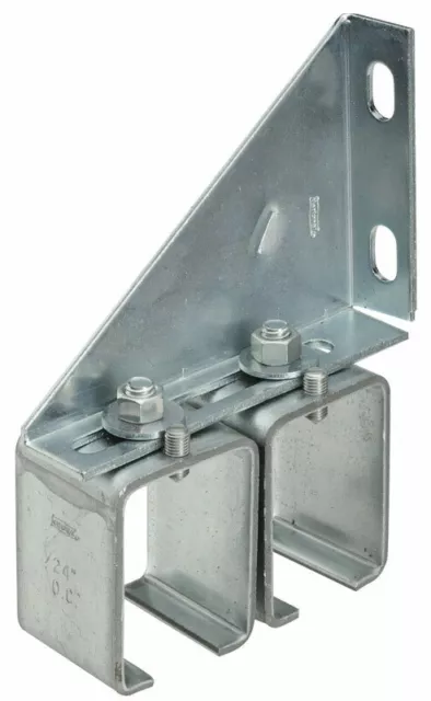 Stanley  Steel  Double Box Rail Splice Brackets  300