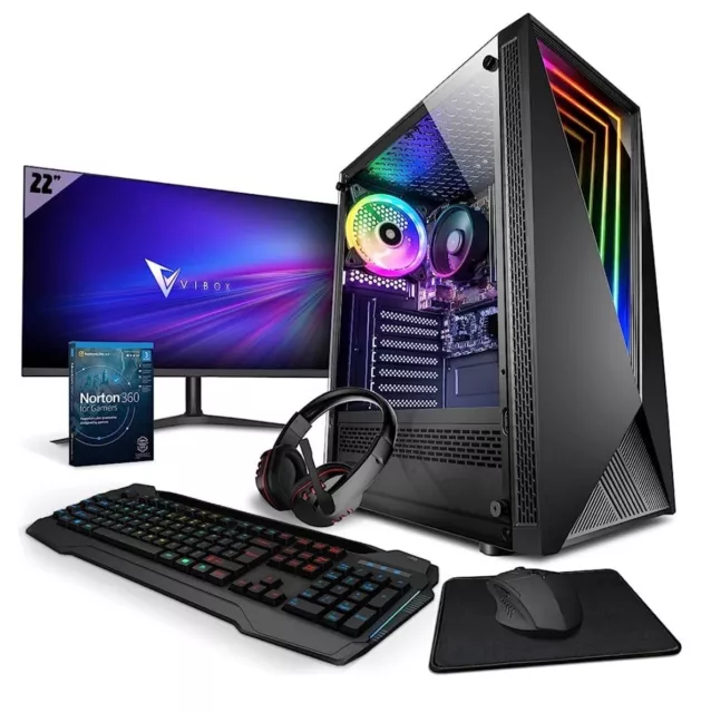 gaming pc bundle used with monitor, keyboard and mouse 