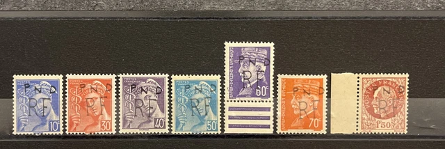 Année complète de France 1952 - Pour timbres