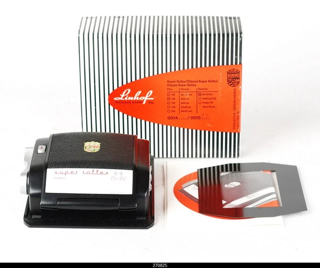 MINT ] Linhof Super Rollex 6x9 cm 2 1/4 x 3 x 1/4 inch Film
