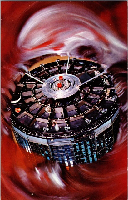 Vintage 1960's Postcard NASA TIROS RCA Television Satellite Space Program