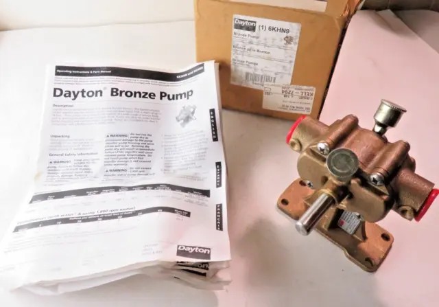 Dayton 6KHN9 Bronze Pump Head Self - priming