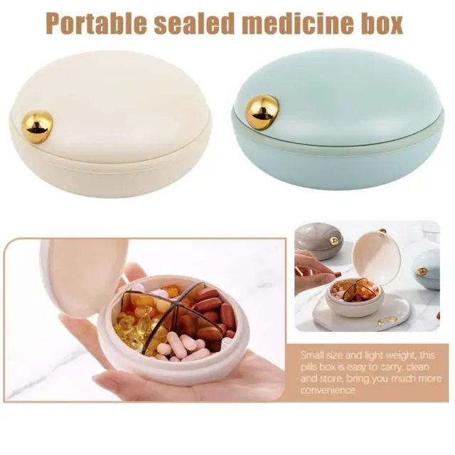 1x Portable Daily Pill Box Organizer Medicine Travel Dispenser Storage New Q0P6