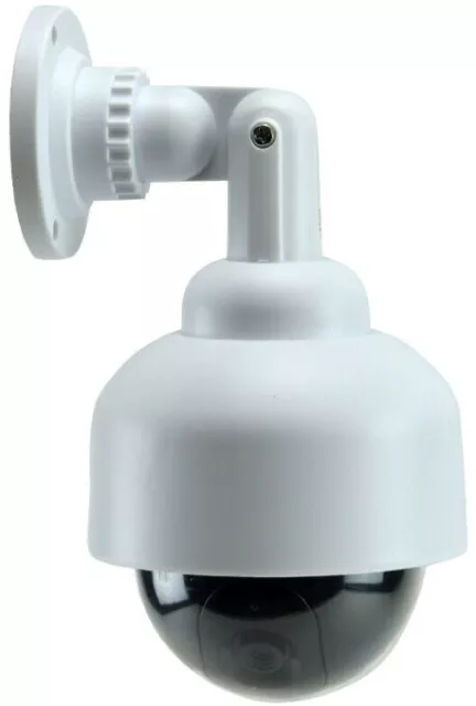 Kameraattrappe LED-Überwachungskamera Dummy Kameradummy Kamera-Attrappe, drehbar