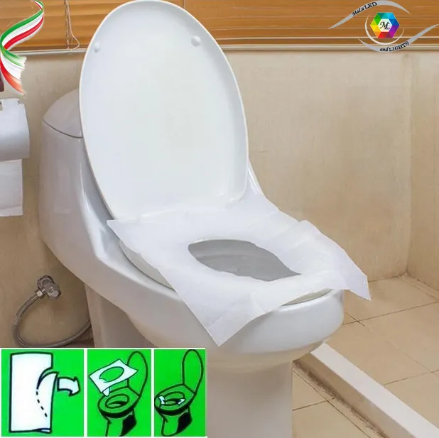 COPRIWATER WC CARTA Monouso Copri Water Protezione Igienica Toilette Bagno  EUR 3,00 - PicClick IT