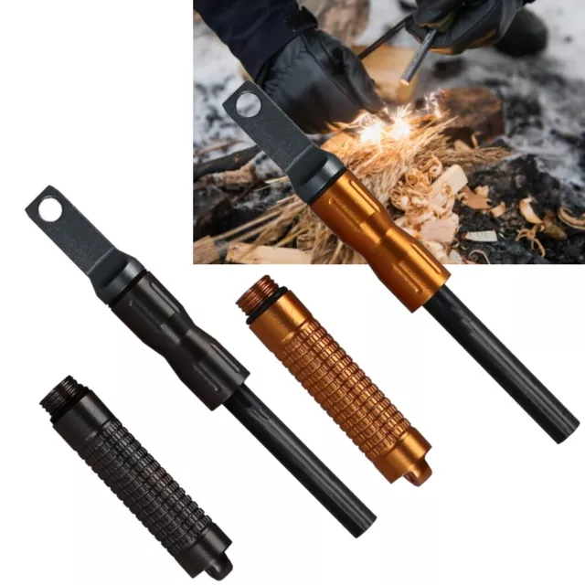 Fire Starter Steel Survival Rod Lighting Lighter Kit Flint Waterproof Camping