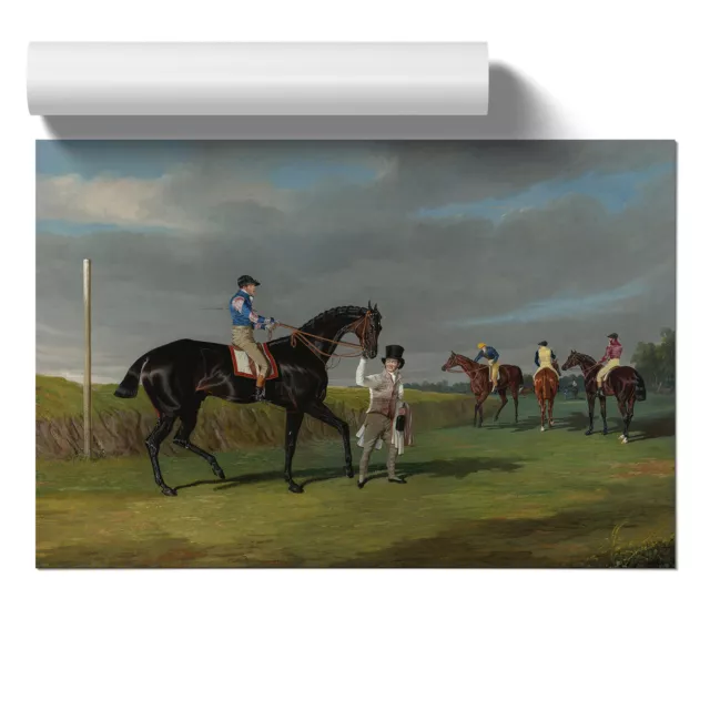 John Frederick Herring Sr Horse Racing Unframed Wall Art Poster Print Decor