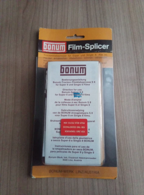 Colleuse de film Super 8 avec bandes adhésives OVP