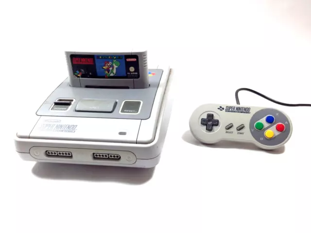 SUPER NINTENDO SNES PAL ★ SPIEL: SUPER MARIO WORLD ★ 1 Controller ★KULT MARIO ★