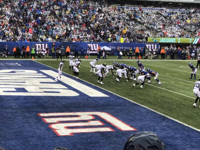 New York Giants vs  Philadelphia Eagles  Lower Sec 144 Row 7 + Parking