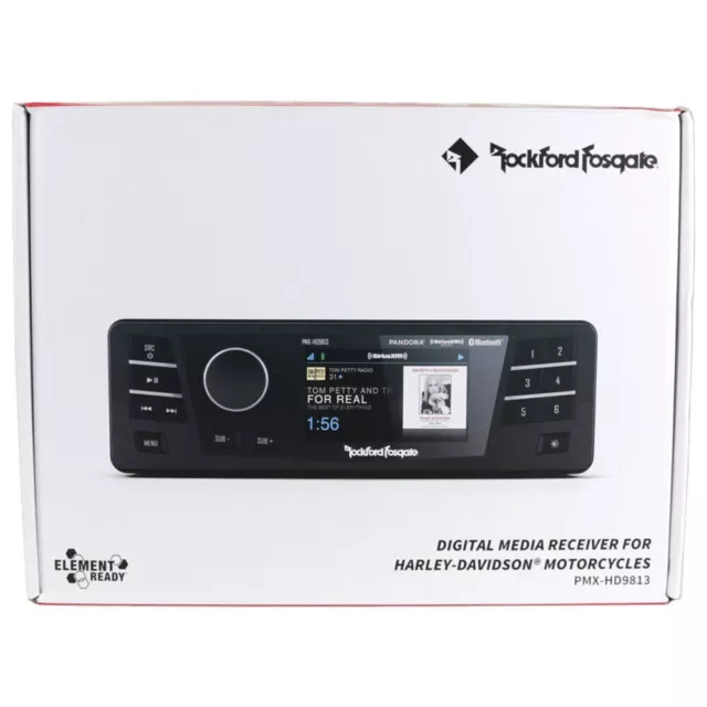 Rockford Fosgate PMX-HD9813 Digital Media Receiver for 1998-2013 Harley-Davidson