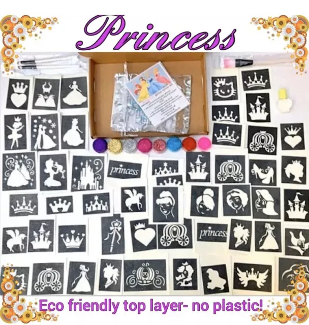 Glitter Tattoo Princess Kit 158 Or Refill Items