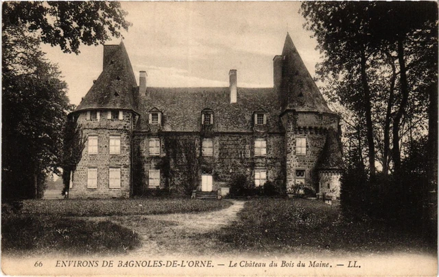 CPA AK Env. de BAGNOLES-de-l'ORNE - Le Chateau du Bois du Maine (435167)