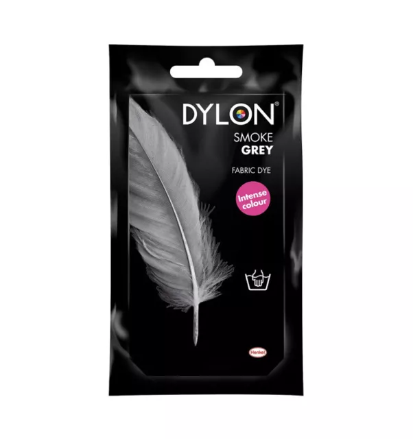 Dylon Machine / Hand Wash Fabric & Clothes Dye - 50g  Grey