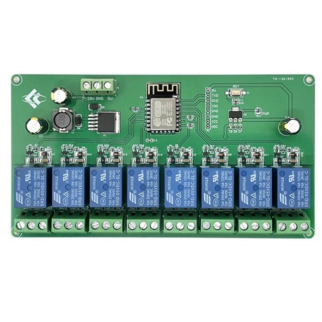 ESP8266 WIFI Modulo Relè un 8 Canali Modulo ESP-12F di Sviluppo per Scheda  T4I2