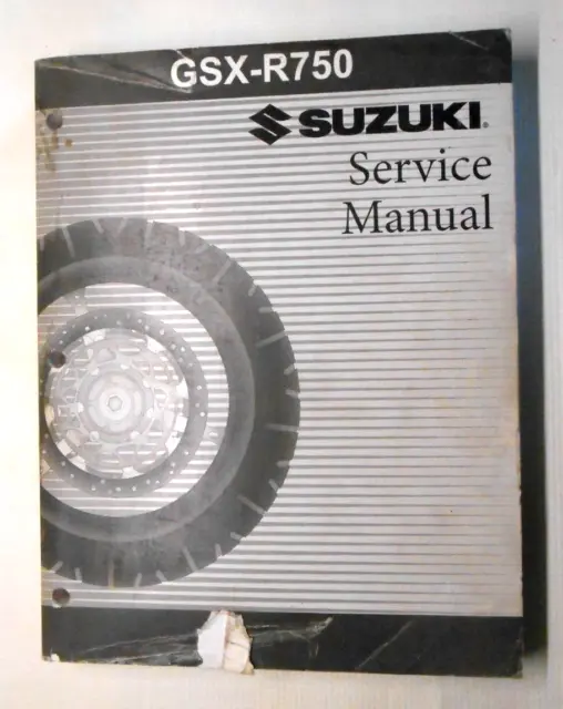 2005 Suzuki GSXR750 OEM Service Manual 99500-37130-03E GSX-R750