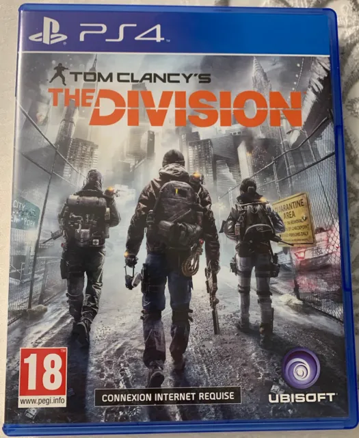 Jeu Tom Clancy's The division PlayStation 4 en boite PS4 Sony FR