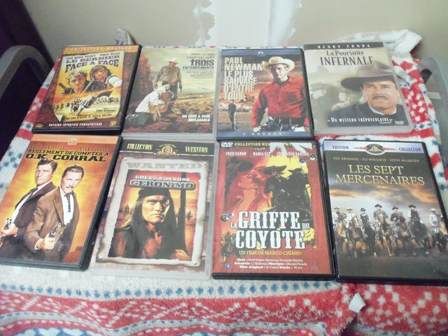 lot de 8 dvd western diverse