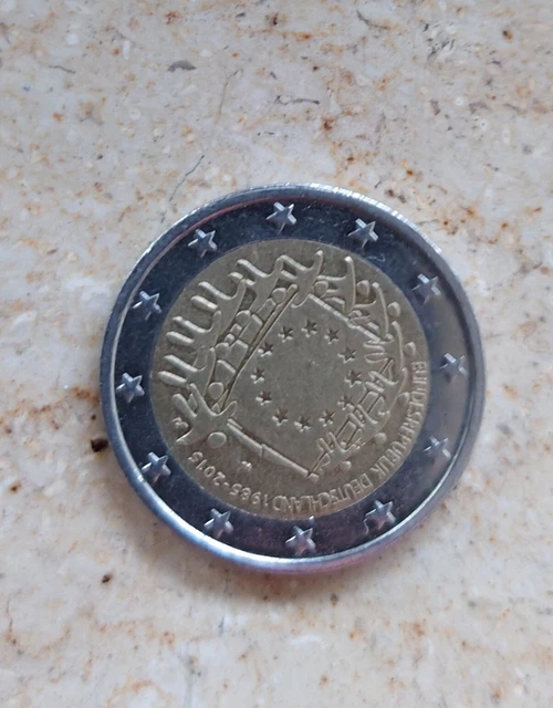 2 EURO MÜNZE Bundesrepublik Deutschland 1985-2015 A. Fehlprägung. EUR