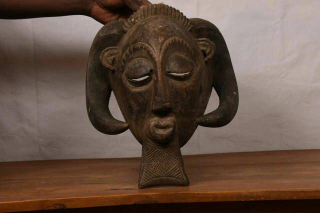 African tribal art, fantastic Luba Helmet from DRC,region du Shaba. 7