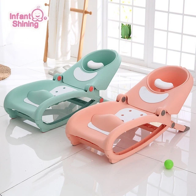 Infant Shining Baby Folding Shampoo Chair Baby Hair Wash Cartoon Cute Shampoo