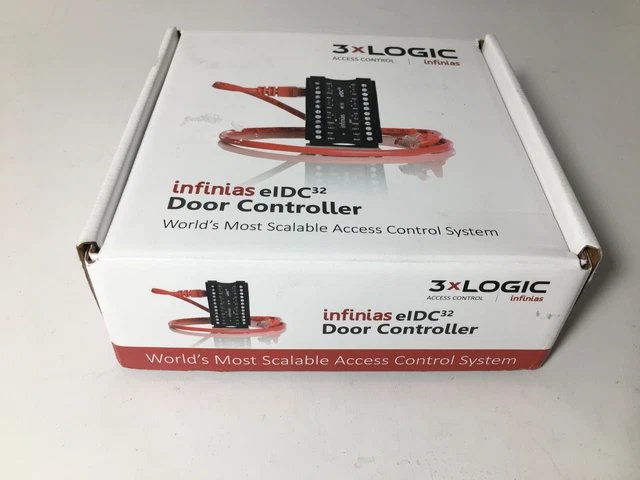 Infinias 3xlogic eIDC32 S-EIDC32 IP PoE Ethernet Door Controller Access Module A