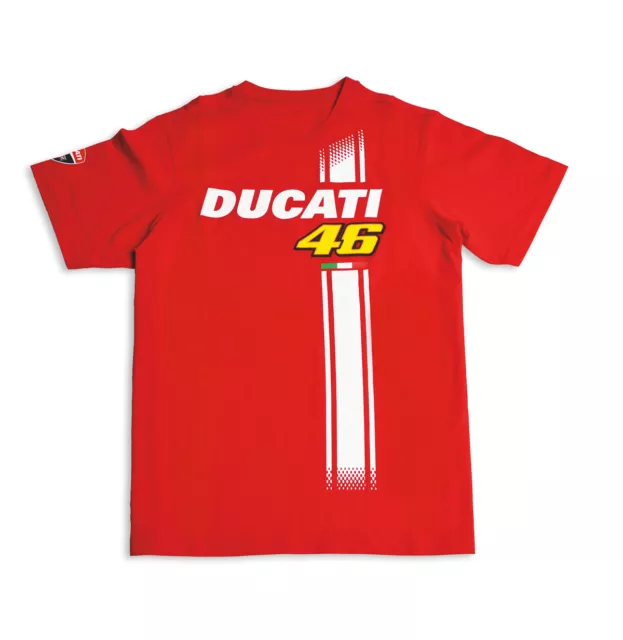 DUCATI Corse T-Shirt VALENTINO ROSSI D46 FAN Shirt Moto GP rot VR46 NEU !!