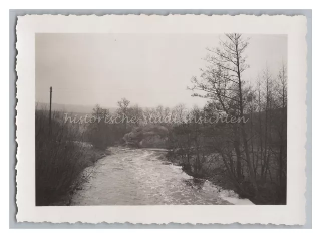 Fattigsmühle bei Joditz / Gemeinde Köditz LK Hof - Flußlandschaft - Foto 1930er