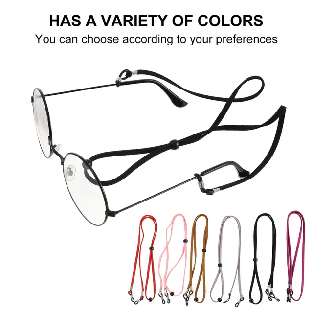 6 Pcs Glasses Neck Strap Adjustable Glasses Lanyard Eyeglass Lanyard Sports 5