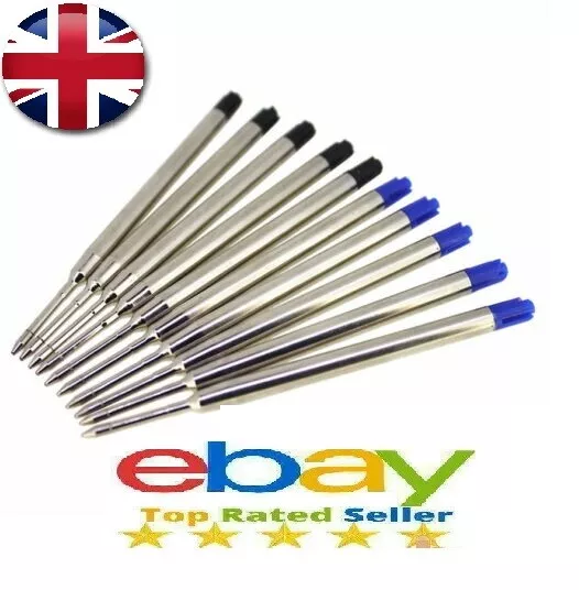 Black Or Blue PARKER COMPATIBLE G2 BALL  POINT PEN  REFILL INK MEDIUM 0.7MM