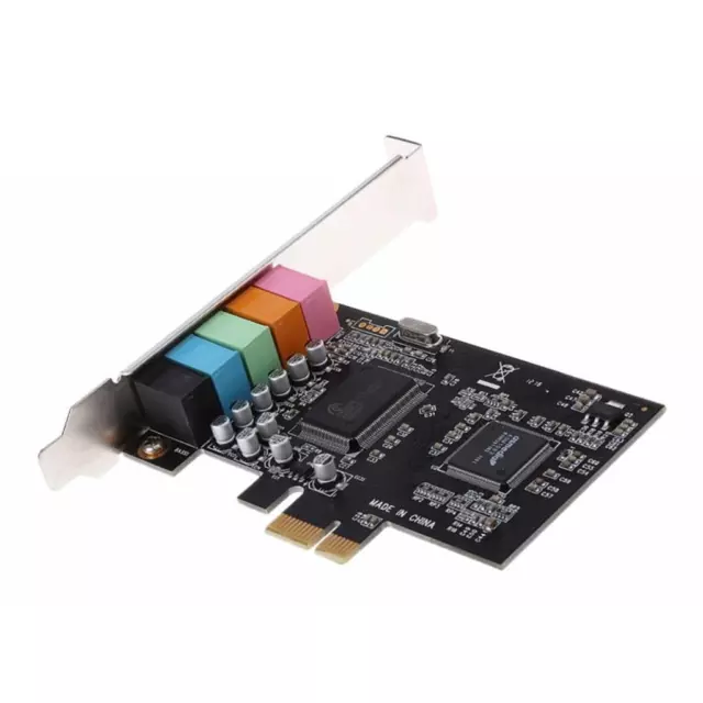 Carte son audio PCIE Express 5.1ch CMI8738 avec support bas