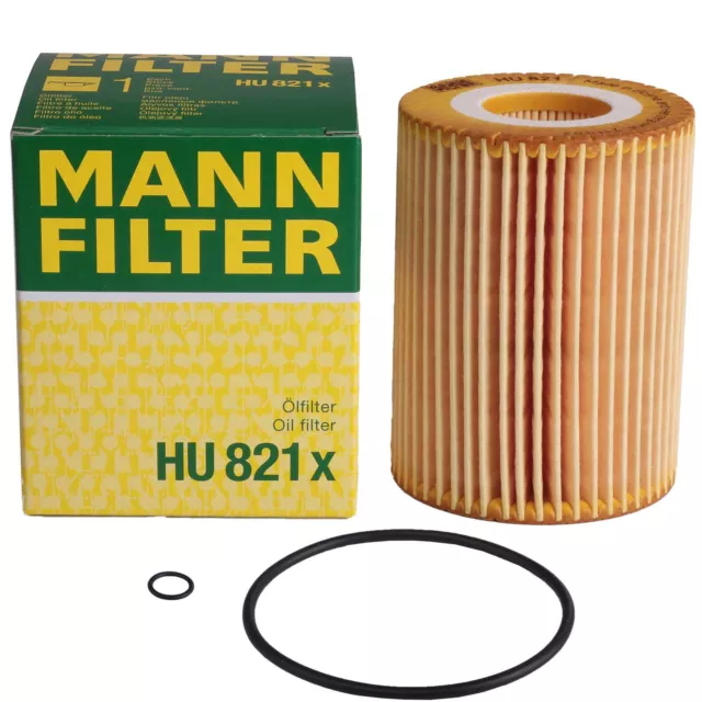 MANN FILTER HU 821 x Ölfilter für Mercedes C M G E Klasse CLS GLE