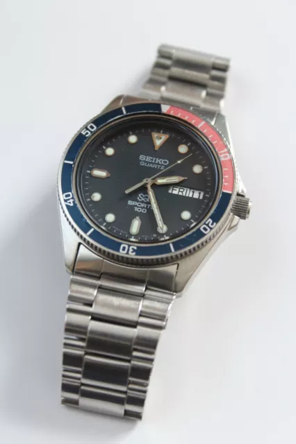 Seiko sports 100 divers watch on sale