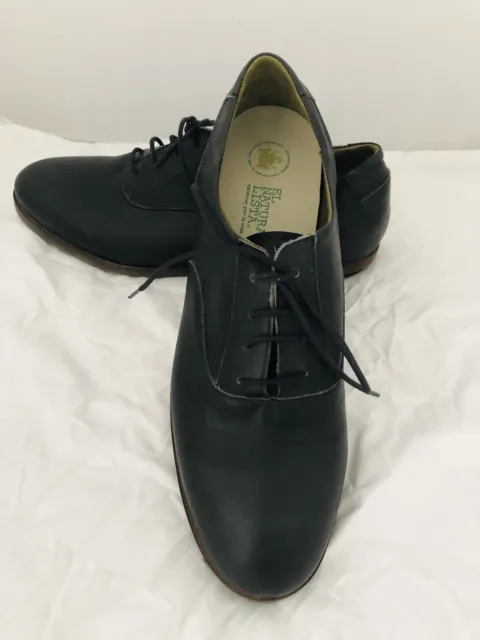 el naturalista Made In Spain Black Leather Dress Shoes Size 46/Aus Size 12