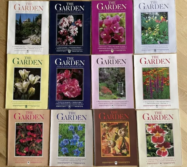 RHS magazine  The Garden 12 issues Jan - Dec 1992