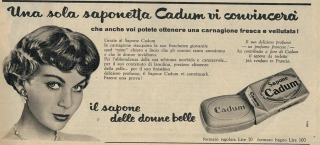 advertising Pubblicità 1976 ASSORBENTI LINES LIBERTY